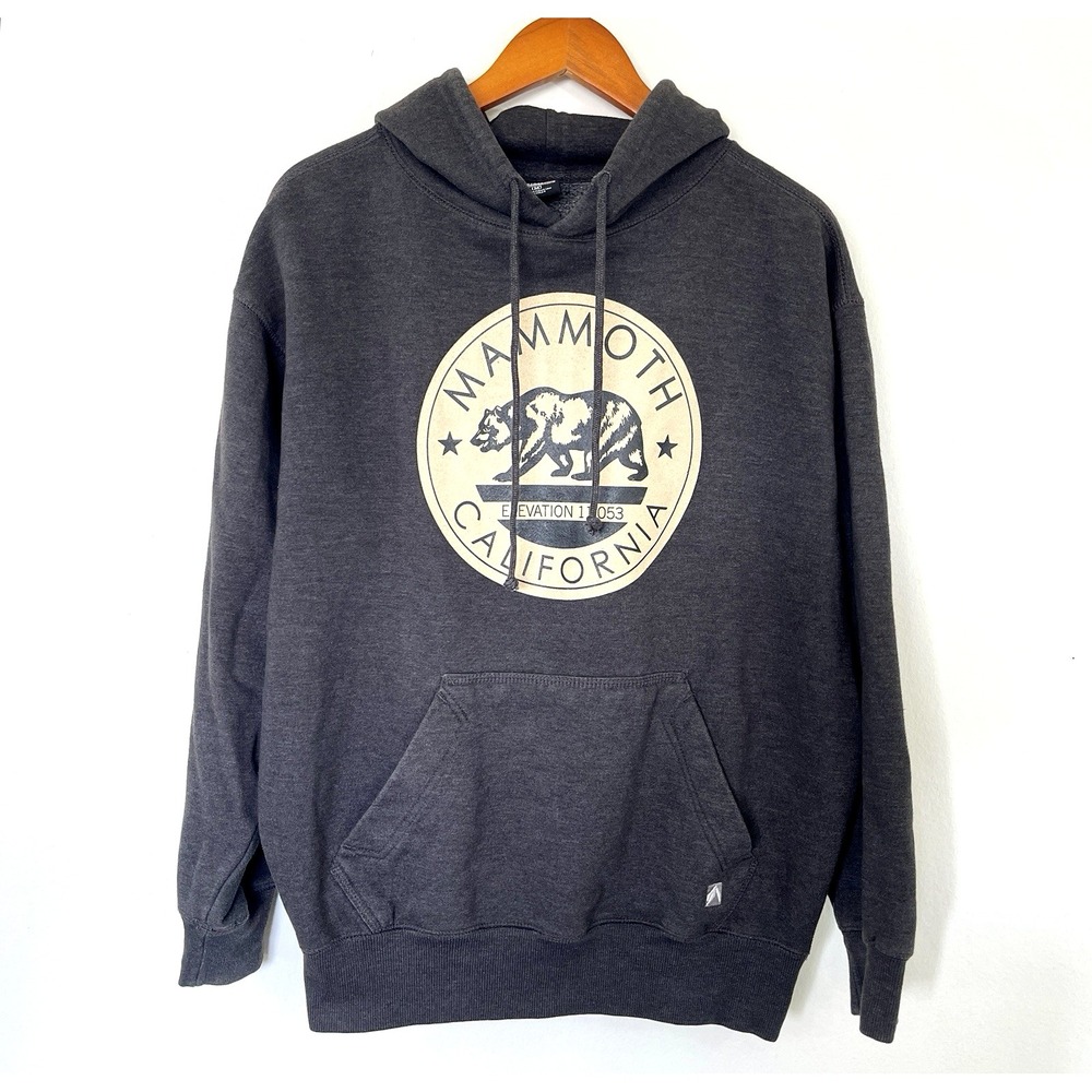 Mammoth‎ Mens Hoodie Size M Dark Gray Outfitter Trading Co Gorpcore Outdoors